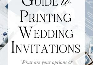 Paper Used for Invitation Card Printing Methods for Wedding Invitations Video Recently