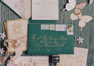 Paper Used for Invitation Card the Best Vintage Wedding Invitations Martha Stewart Weddings