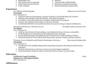 Paralegal Resume Templates Best Paralegal Resume Example Livecareer