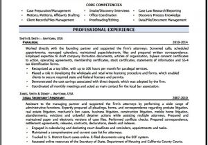 Paralegal Resume Templates Paralegal Resume Sample the Resume Clinic