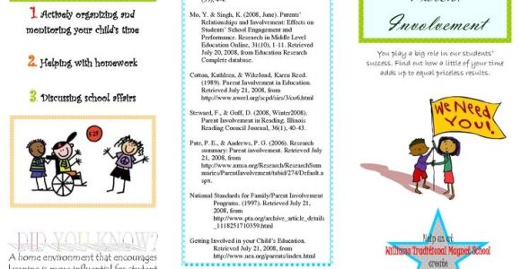Parent Brochure Templates Parent Brochure Templates and Earning Disabilities