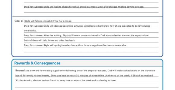 Parent Child Behavior Contract Template Sample Behavior Contract 11 Examples In Pdf Word