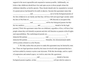 Parent Child Contract Templates Free Download Parenting Agreement Templates 8 Free Pdf Documents