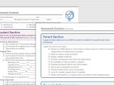 Parent Child Contract Templates Free Download Sample Homework Contracts
