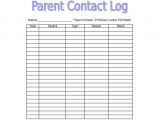 Parent Email List Template 15 Call Log Templates Doc Pdf Excel Free Premium