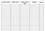 Parent Email List Template 6 Contact List Templates Pdf Doc Sample Templates