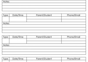 Parent Email List Template Parent Contact Log Templates for School and Colleges