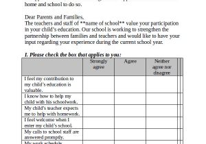 Parent Involvement Plan Template 13 Parent Survey Templates Sample Templates
