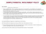 Parent Involvement Plan Template Samples and Handouts Powerpoint Sample Slide Ppt Download