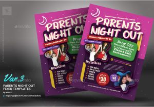 Parents Night Out Flyer Template Free Parents Night Out Flyer Templates by Kinzishots Graphicriver
