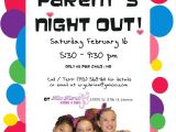 Parents Night Out Flyer Template Parents Night Out 15555 W 87th St Lenexa Ks