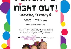 Parents Night Out Flyer Template Parents Night Out 15555 W 87th St Lenexa Ks