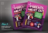 Parents Night Out Flyer Template Parents Night Out Flyer Templates by Kinzishots Graphicriver