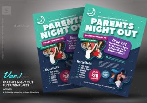 Parents Night Out Flyer Template Parents Night Out Flyer Templates by Kinzishots Graphicriver