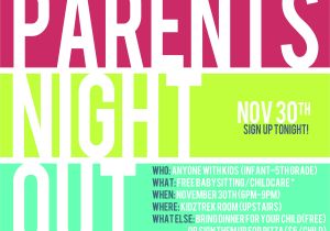 Parents Night Out Flyer Template Parents Night Out Google Search Compass Ideas Parent