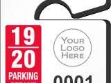 Parking Permit Templates Mini Parking Permit Mirror Tags