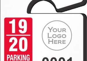Parking Permit Templates Mini Parking Permit Mirror Tags