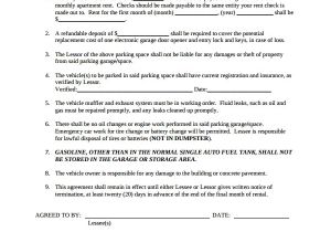 Parking Rental Contract Template Sample Parking Agreement Template 9 Free Documents In