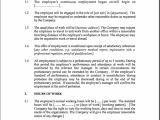 Part Time Employment Contract Template Free Employment Contract Template Peerpex
