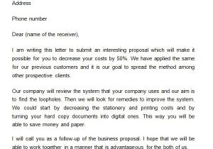 Partnership Proposal Template Doc 31 Sample Business Proposal Letters Pdf Doc Sample