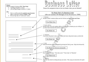 Parts Of A Cover Letter Template 8 Parts Of A Business Letter the Letter Sample