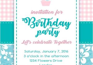 Party Invitation Flyer Templates Birthday Party Invitation Free Flyer Template Download