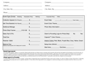 Party Rental Business Plan Template event Rental Agreement Free Printable Documents