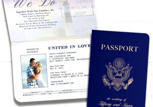 Passport Wedding Program Template 9 Passport Wedding Program Template Eoeue Templatesz234