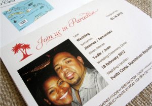 Passport Wedding Program Template Passport to Paradise Wedding Invitation Ap Desi with