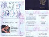 Passport Wedding Program Template Wedding Invitation Wording Wedding Invitation Templates
