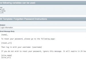 Password Change Email Template Cartthrob forgot Password Email Notification Not