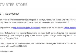 Password Change Email Template forgot Your Password Email Template