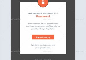 Password Change Email Template Notify Notification Email Template Psd by