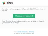 Password Change Email Template Password Reset Email Design From Slack Really Good Emails
