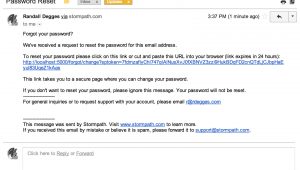 Password Change Email Template the Pain Of Password Reset In Express