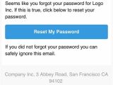 Password Reset Email Template Responsive forgot Password Reset Email Template