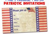 Patriotic Invitation Templates Free Free Printable Patriotic Invitations Planning A 4th Of