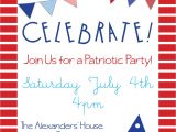 Patriotic Invitation Templates Free Patriotic Party Invitations for Memorial Day 4th Of July or