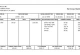 Paycheck Stub Template In Microsoft Word 10 Pay Stub Templates Word Excel Pdf formats