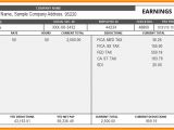 Paycheck Stub Template In Microsoft Word 6 Paycheck Stub Template In Microsoft Word Pay Stub format