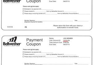 Payment Booklet Template Payment Coupon Templates 11 Free Printable Pdf