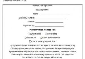 Payment Contract Template Payment Plan Agreement Templates Word Excel Samples