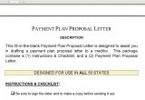Payment Plan Proposal Letter Template Payment Plan Proposal Letter Youtube