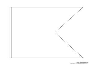 Penant Template Printable Pennant Banner Template Triangle Banner Templates