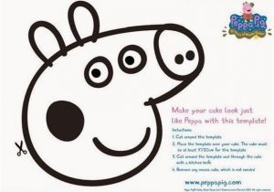 Peppa Pig Cake Template Free 39 Best Peppa Pig Images On Pinterest Birthdays