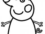 Peppa Pig Drawing Templates Peppa Pig Coloring Pages Coloring Home