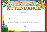 Perfect attendance Certificate Template 13 Free Sample Perfect attendance Certificate Templates