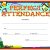 Perfect attendance Certificate Template 13 Free Sample Perfect attendance Certificate Templates