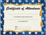 Perfect attendance Certificate Template Perfect attendance Certificate Template Microsoft Word