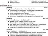 Perfect Resume for Job Interview Caregiver Resume Sample My Perfect Resume Job